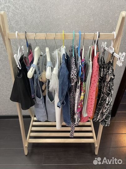 Огромный пакет фирменных вещей для девочки 92-98