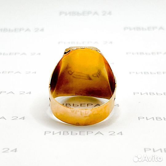 Золотое кольцо-печатка 585 проба 8,31 грамм 23,5 р