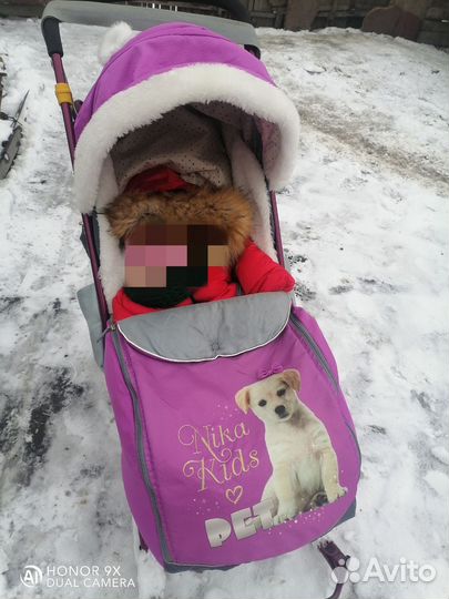 Санки коляска Ника 7