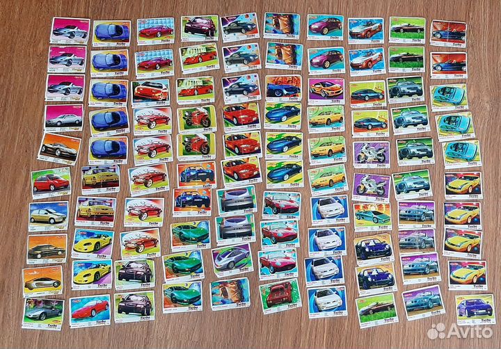 Вкладыши от жвачки turbo