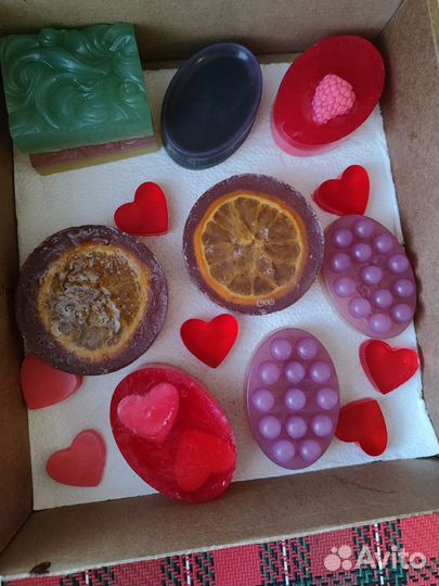 Мыло ручной работы с кокосовым маслом