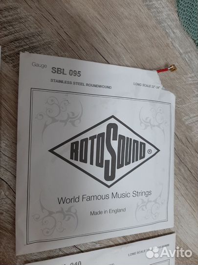 Струны swing bass made in England