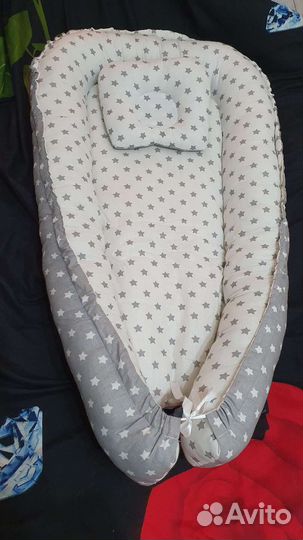 Кокон гнездышко с подушечкой