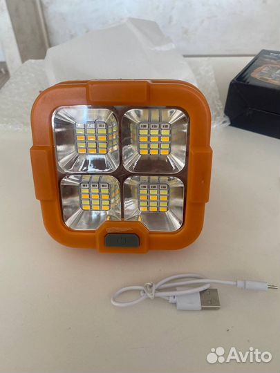 Фонарь мощный прожектор аккумуляторный