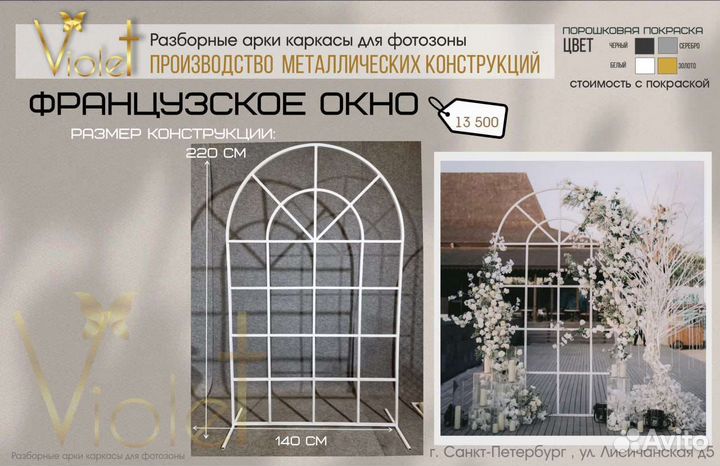 Каркас для фотозоны. Фотозона. Арка круглая