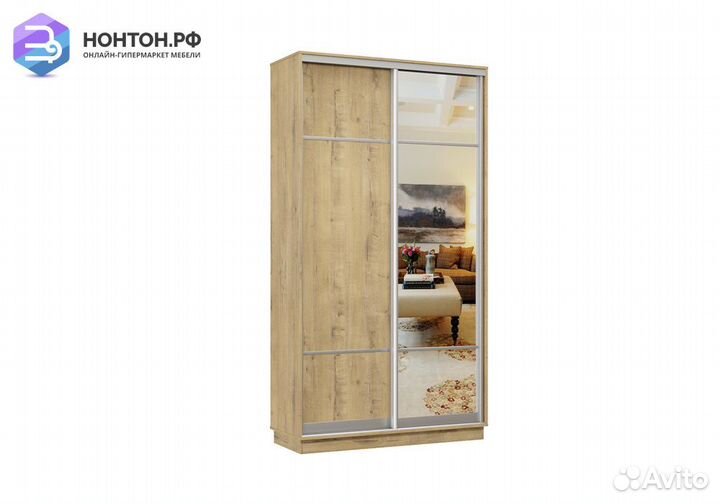 Шкаф-купе двухдверный Аламак бунратти