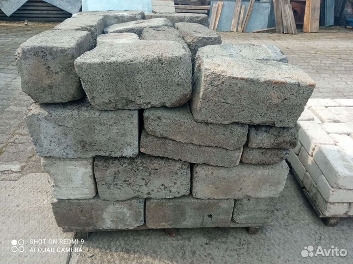 Кирпич, шлакоблок б/у