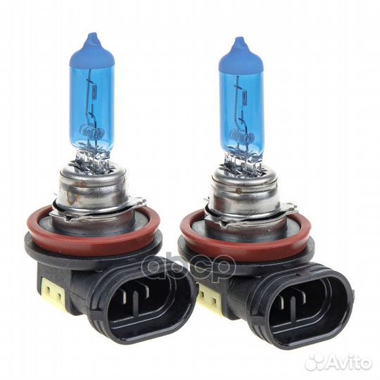 Лампа 12V H8 35W PGJ19-1 wolfram SKY blue white