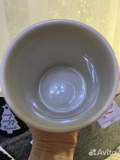 Кружка керамическая, новая