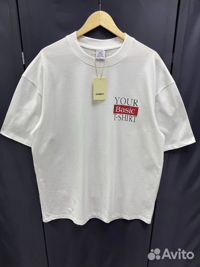 Футболка оверсайз vetements (новинка 2025)