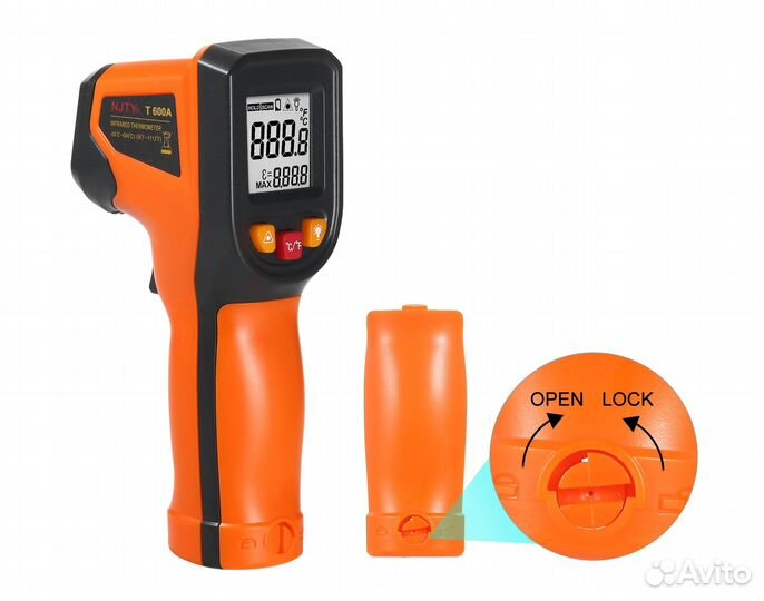 Термометр пирометр инфракрасный до 600 С