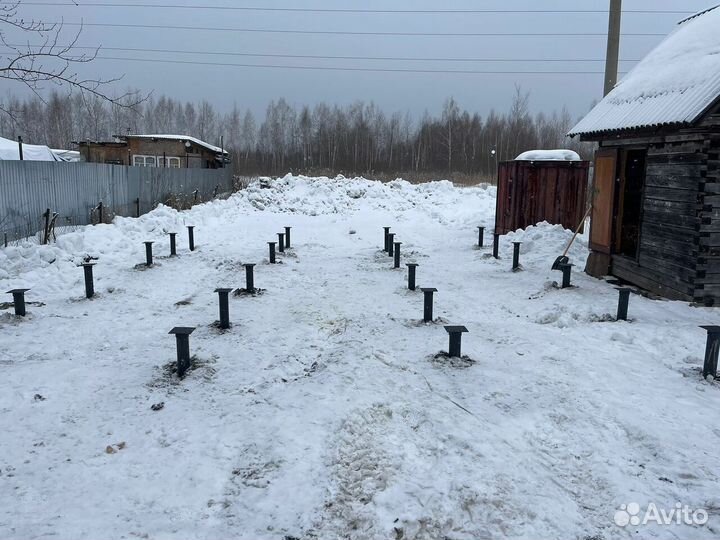 Винтовые сваи от производителя.Монтаж винтовых сва