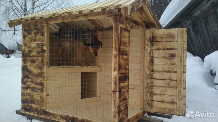 Собачья будка, вольер