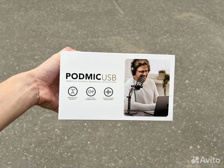 Микрофон rode PodMic USB, динамический, USB-C