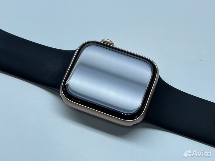 Часы apple watch 5 44 mm розовое золото