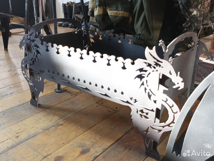 Мангал разборный дракон