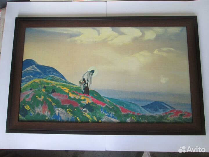 Картина (репродукция) Николая Рериха холст рама