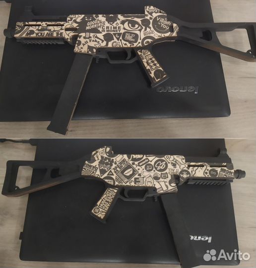 Игрушечный автомат из дерева