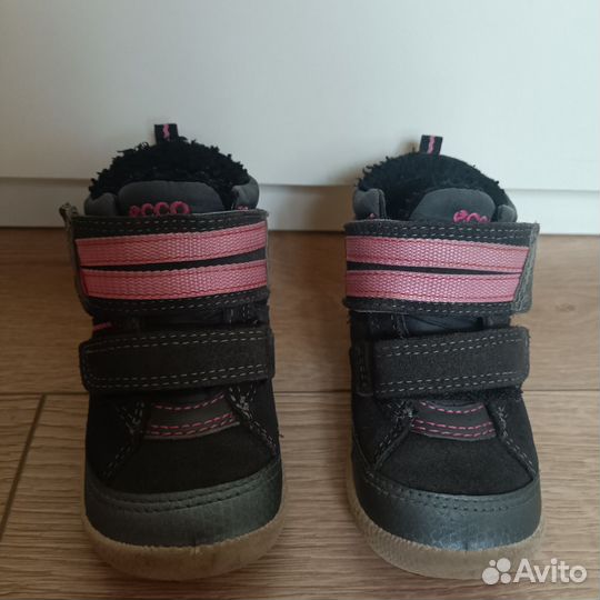 Ботинки ecco для девочки 21 утеплённые