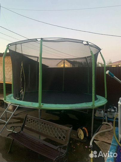 Батут с сеткой бу