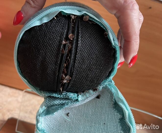 Валик (подушка ) с наполнителем из гречишной лузги