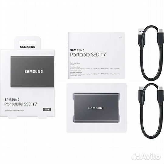 Внешний SSD-накопитель 1Tb Samsung T7 #318236