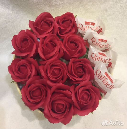 Подарок девушке, маме. Мыльные розы, букеты