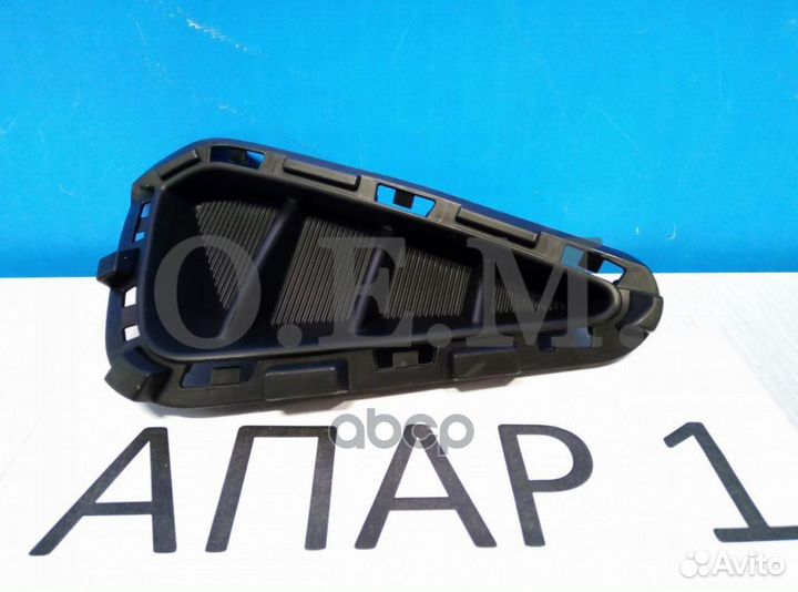 Накладка бампера переднего левая Kia Rio 4 FB с