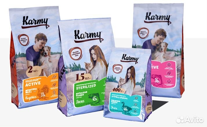 Карми.Корм для собак и кошек