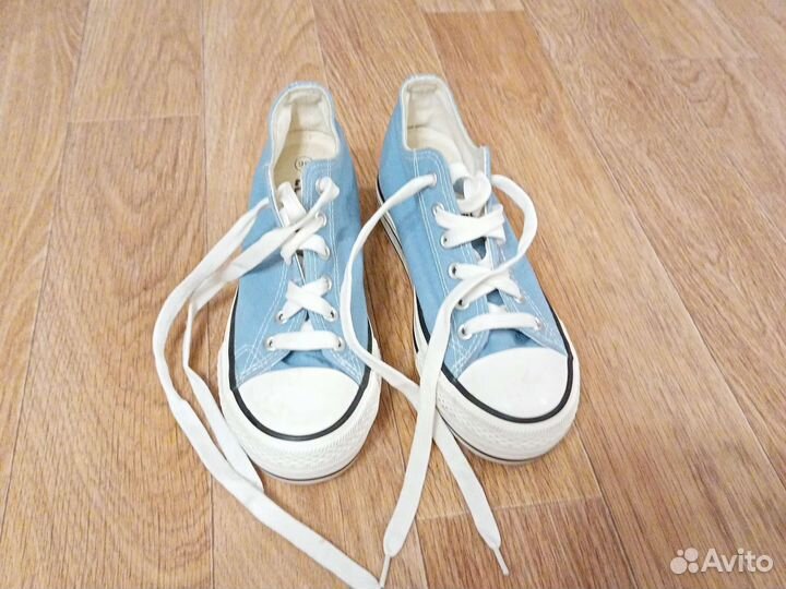 Кеды голубые