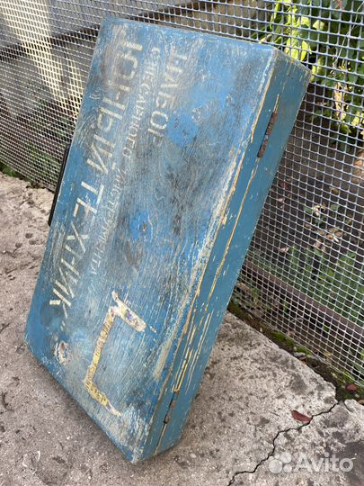 Старинный деревянный ящик для инструмента. СССР