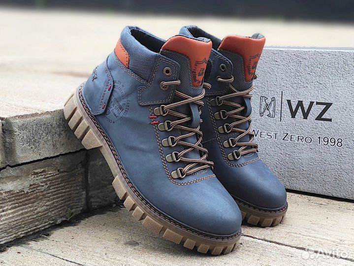 Ботинки зимние стиль Timberland Merrell