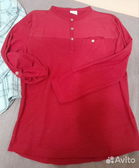 Пакет стильных рубашек Zara и HM р.140