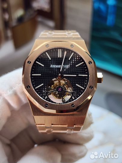 Часы Audemars Piguet Royal Oak 41 Rose Gold Black