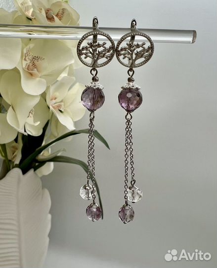 Украшения из аметиста