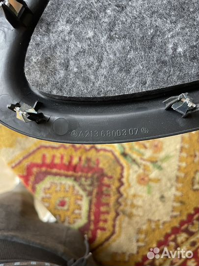 Накладка торпеды mercedes w213 e300