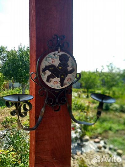 Подсвечники настенные