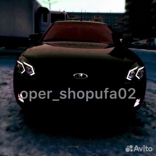 Фары amg на priora