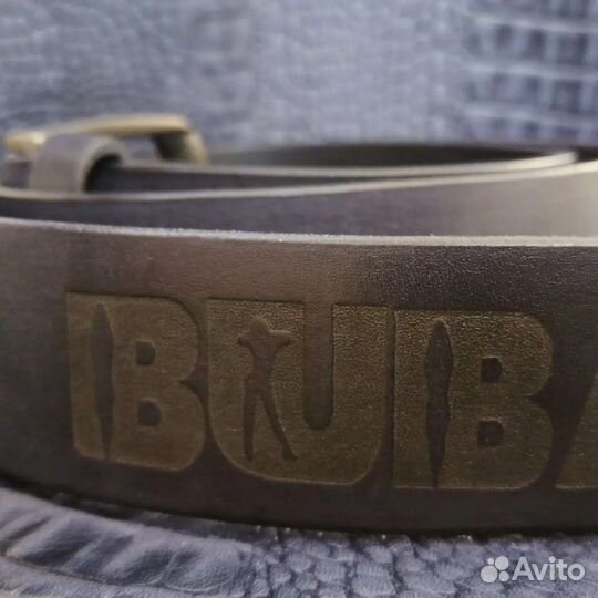 Мужской кожаный ремень ручной работы