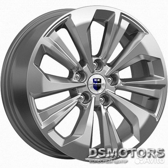 Диски Авиор 7.5/17 5x108 ET45 d67.1 дарк платинум