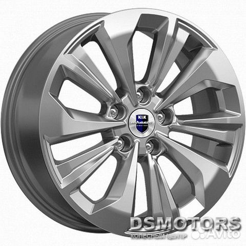 Диски Авиор 7.5/17 5x108 ET45 d67.1 дарк платинум