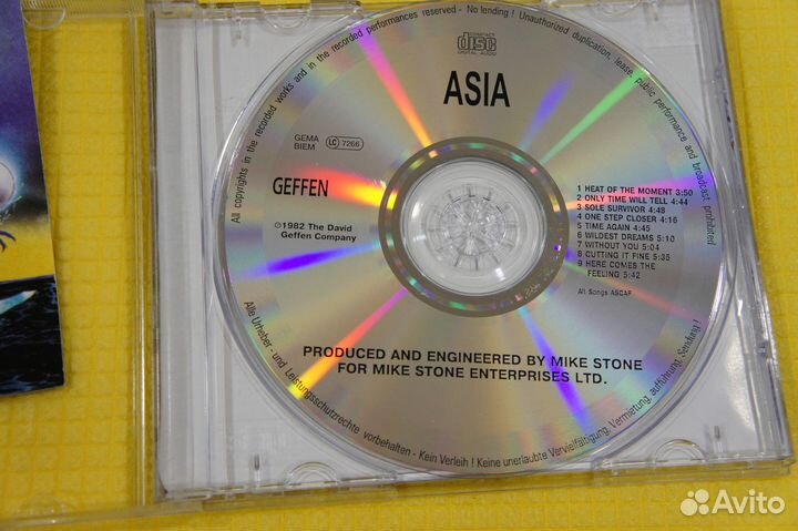 Asia - 1982 - CD - буклет