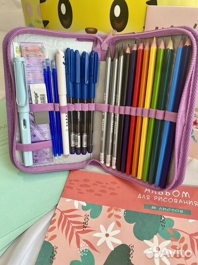 Канцтовары пакетом новые 33 предмета