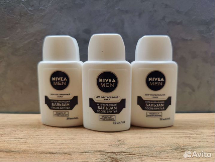 Бальзам после бритья nivea 30мл 3кор