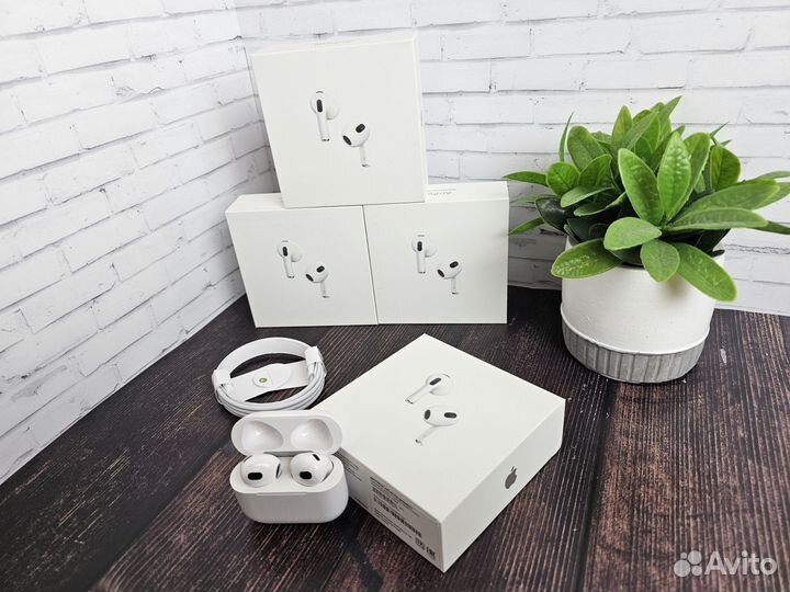 Наушники Apple Airpods 3 Premium + чехол в подарок