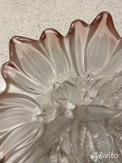 Ваза, салатник цветное стекло