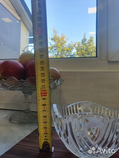 Салатники хрустальные 2 шт - СССР
