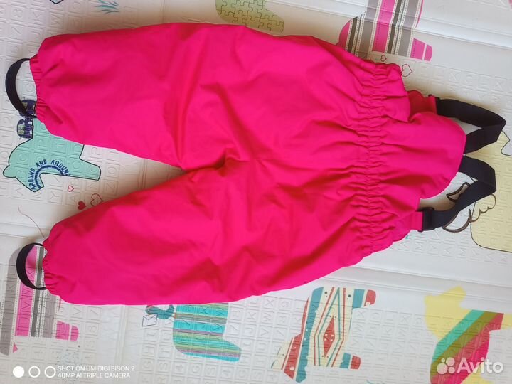 Полукомбинезон зимний для девочки 80