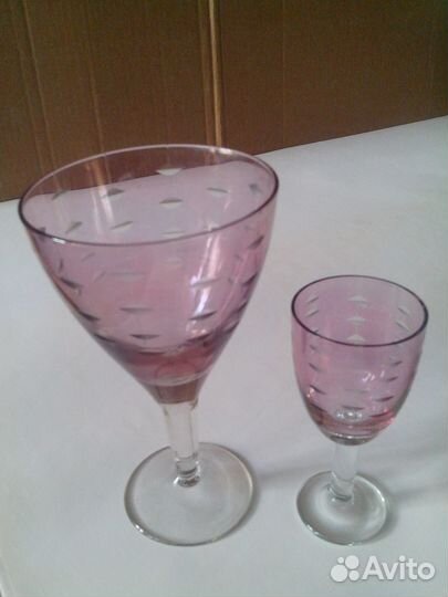 Фужеры, рюмки, стопки. Винтаж