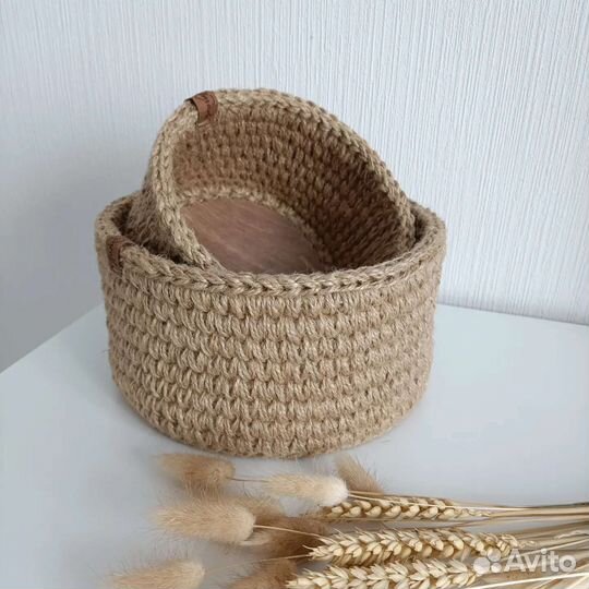 Корзины из джута